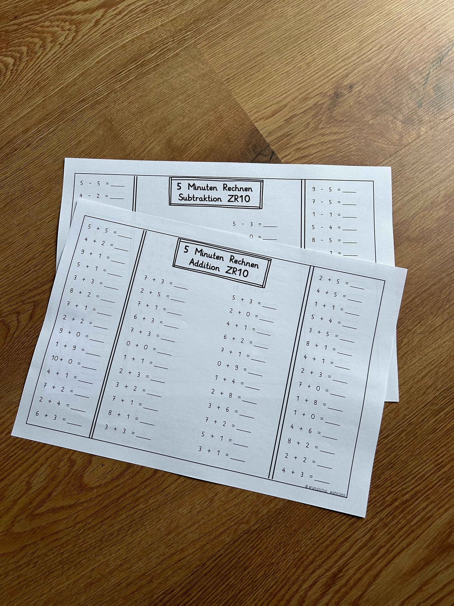 5-Minuten-Rechnen im ZR20