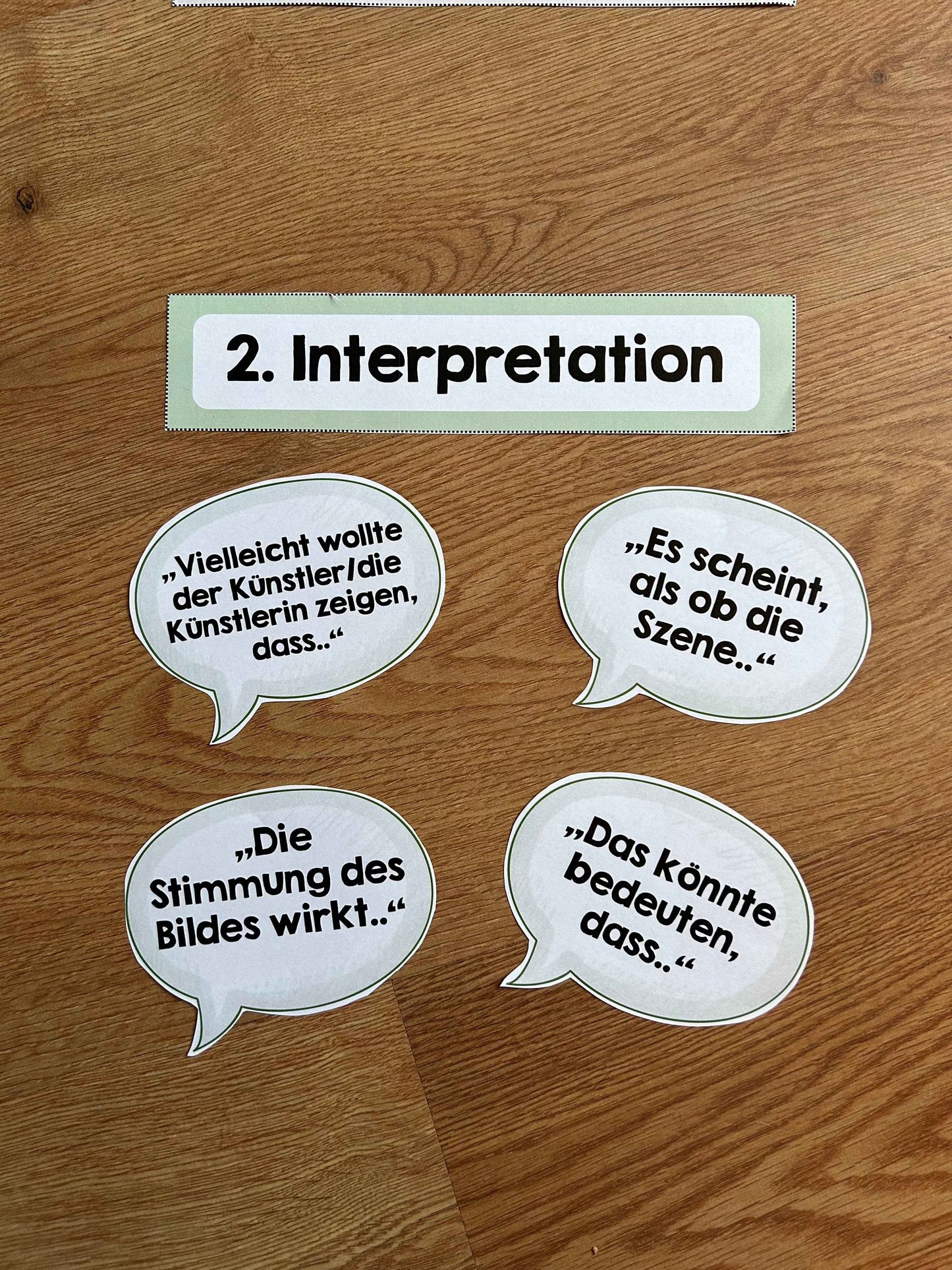 Impulse zur Bildbeschreibung