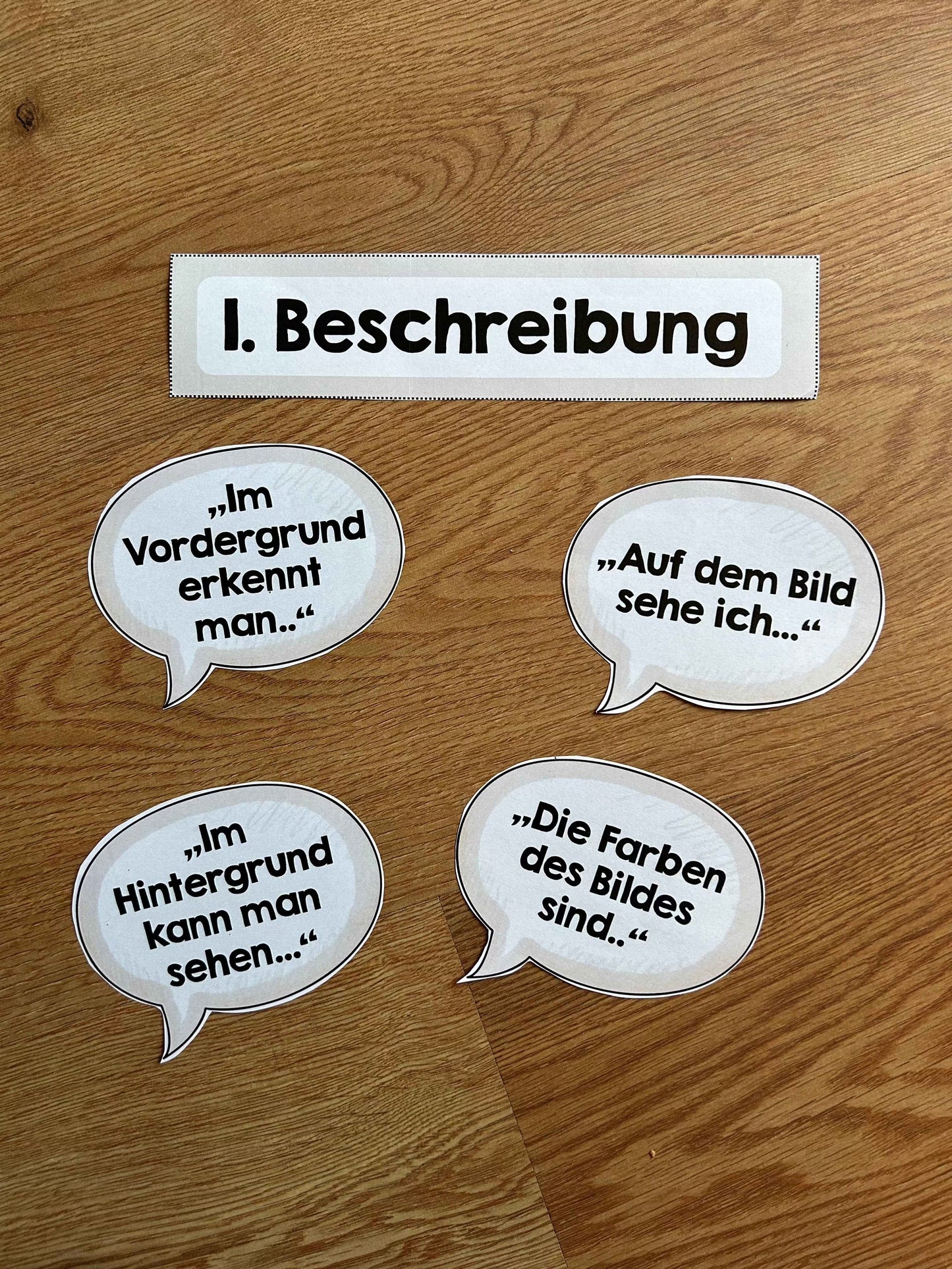 Impulse zur Bildbeschreibung