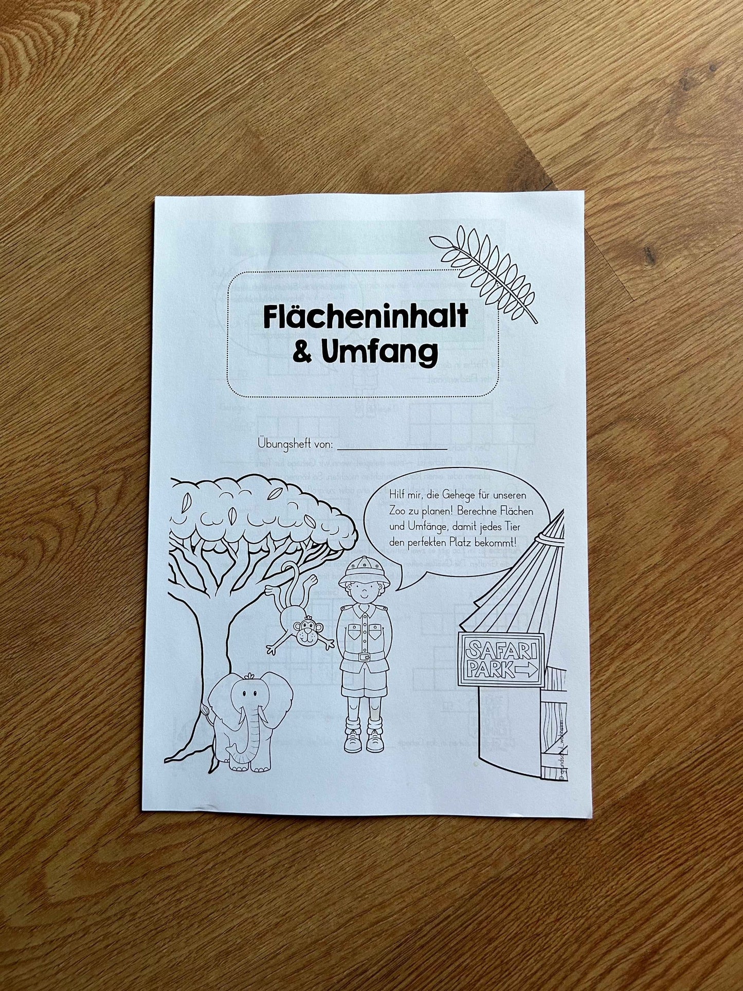 Flächeninhalt & Umfang - Übungsheft