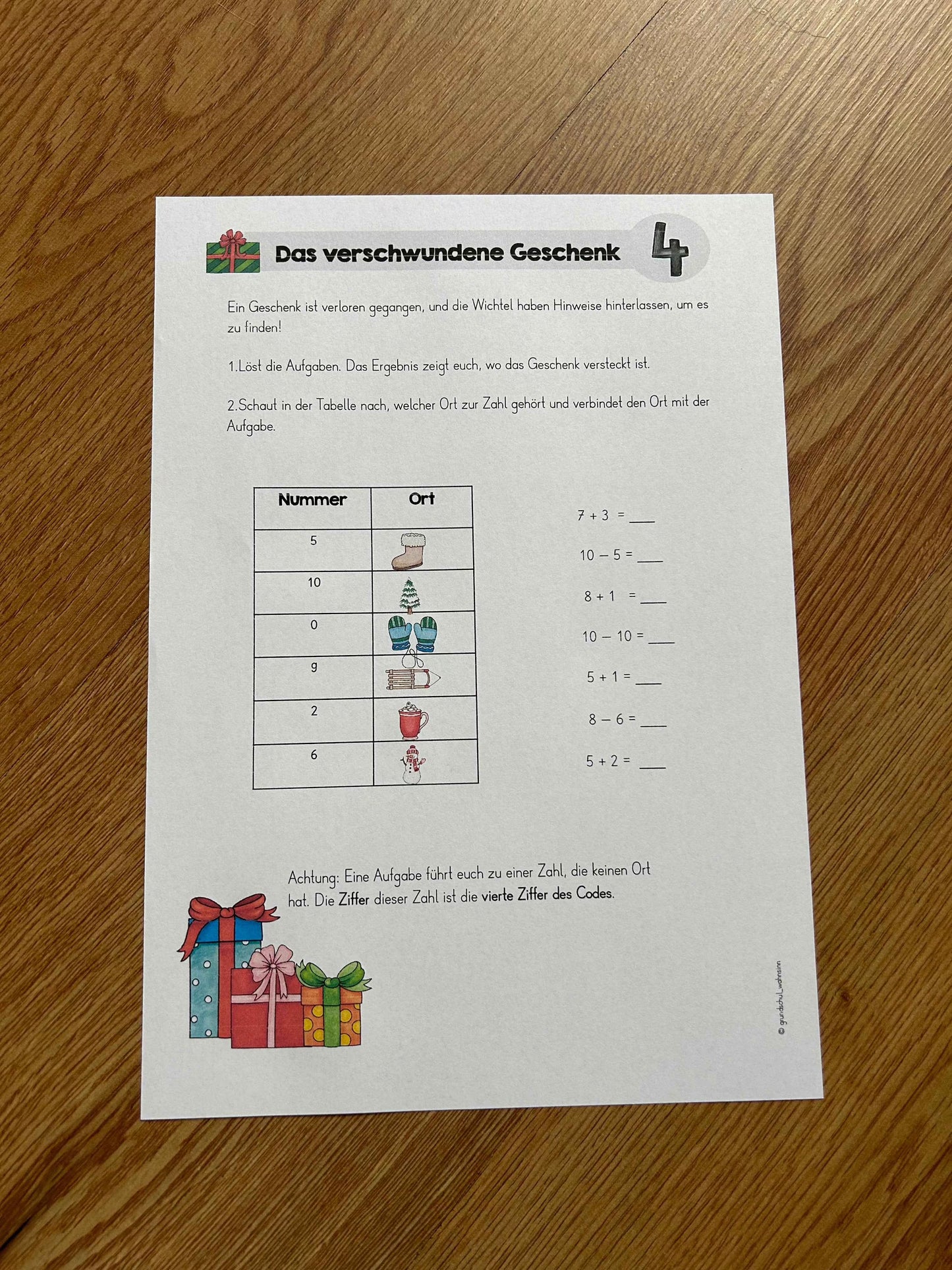 Escape Room - Weihnachten ZR10