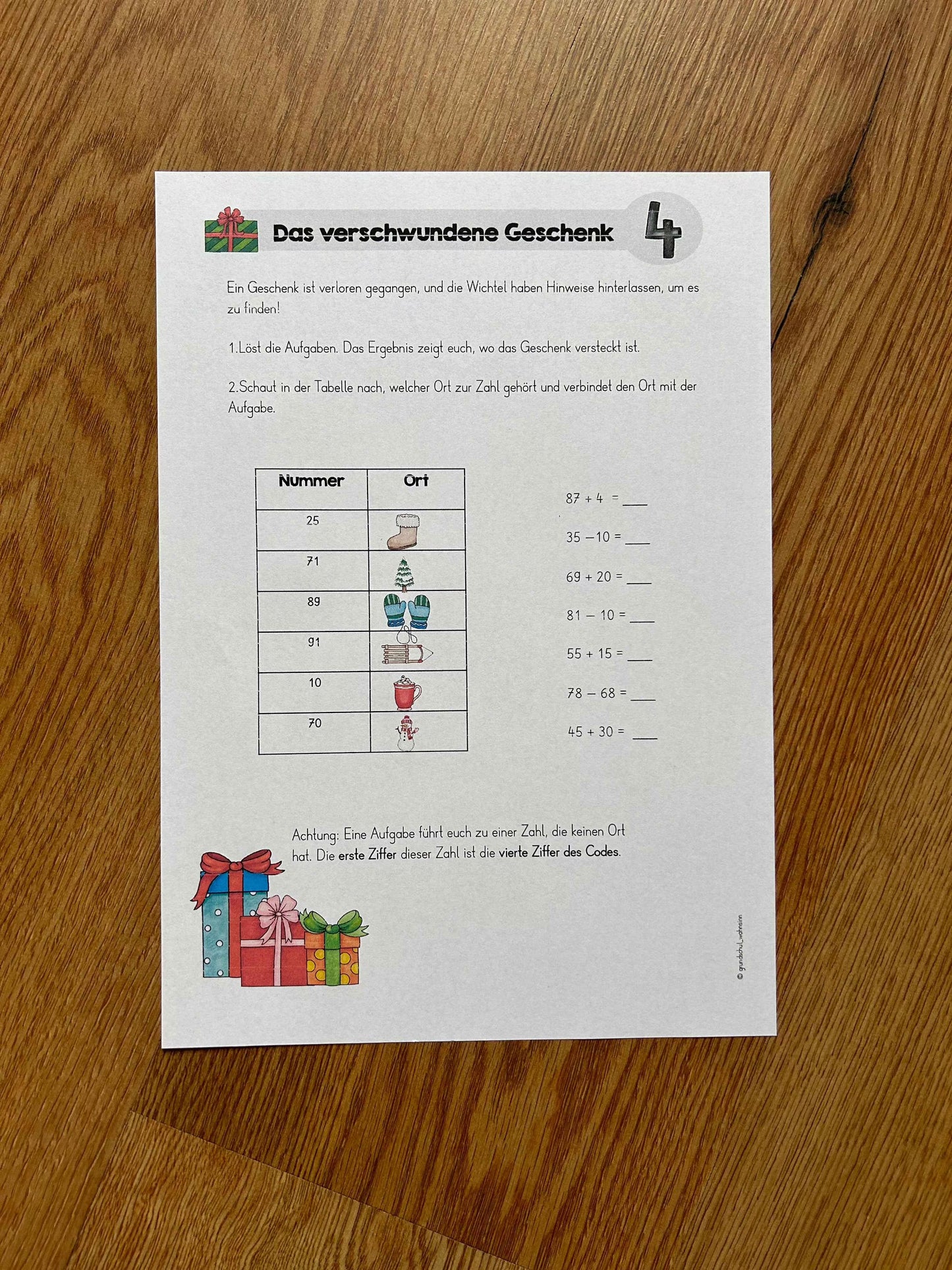 Escape Room - Weihnachten ZR100