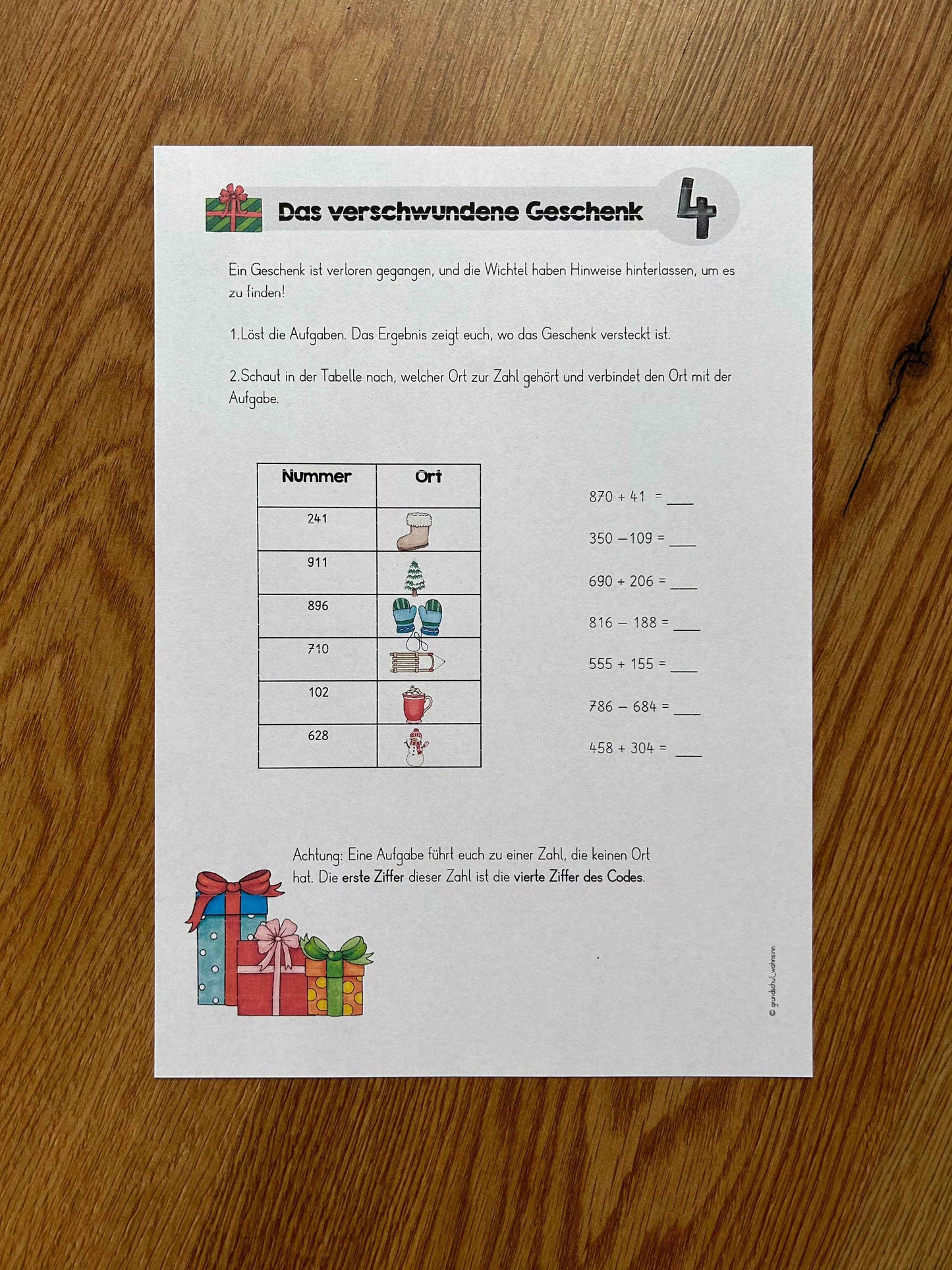 Escape Room - Weihnachten ZR1000