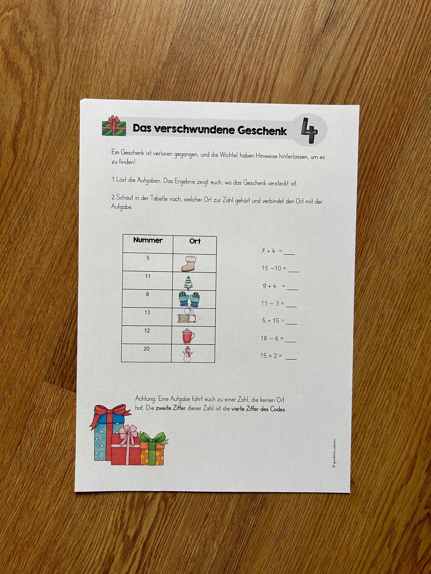 Escape Room - Weihnachten ZR20