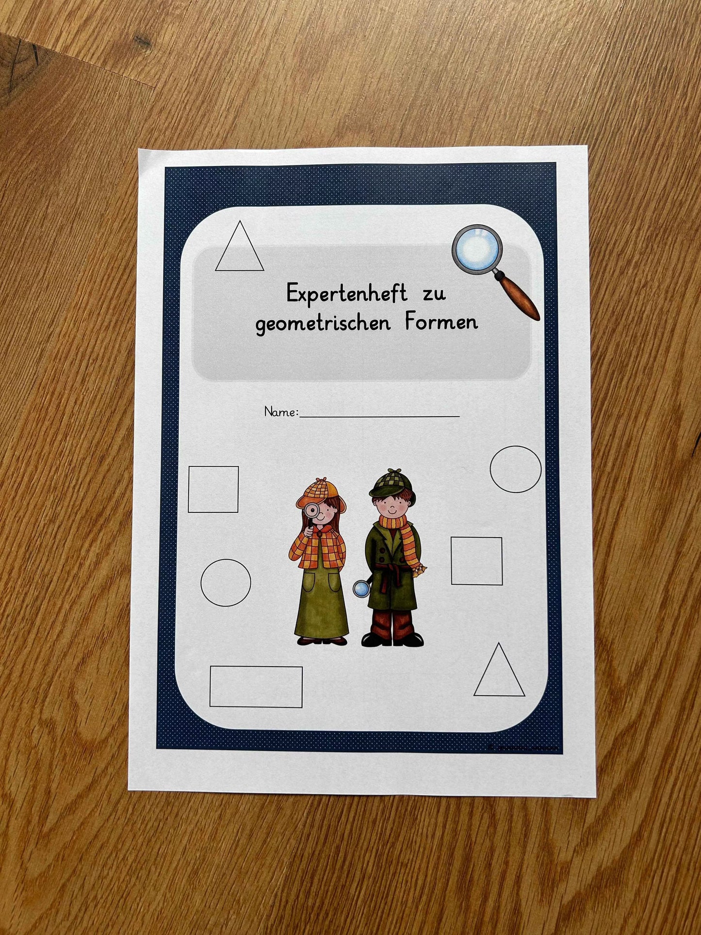 Geometrische Formen - Expertenheft & Test