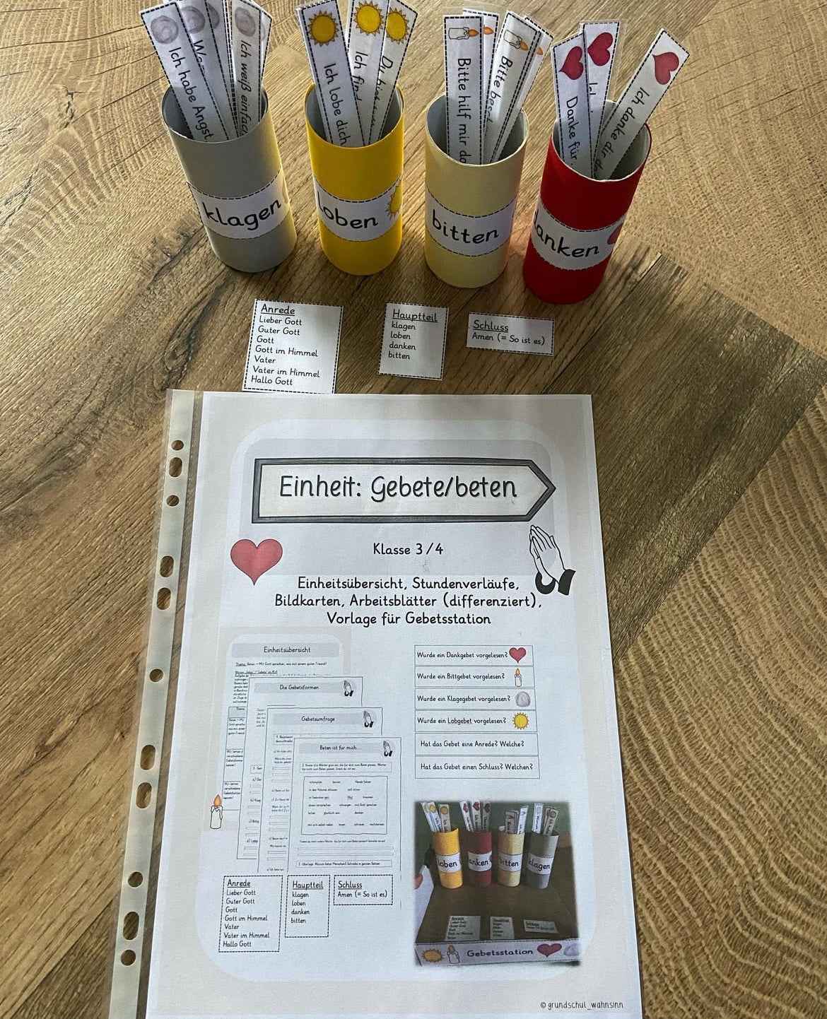 Einheit Beten/Gebete