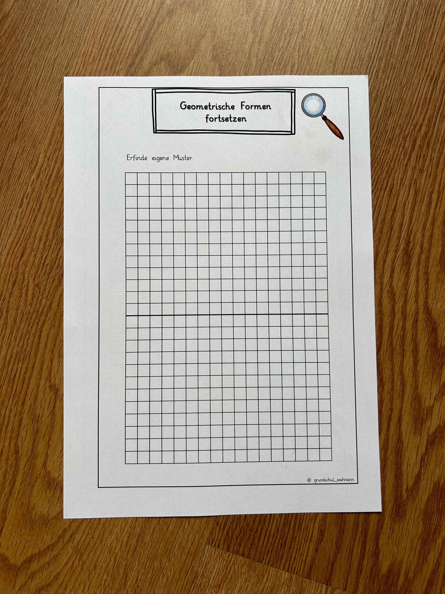 Geometrische Formen - Expertenheft & Test