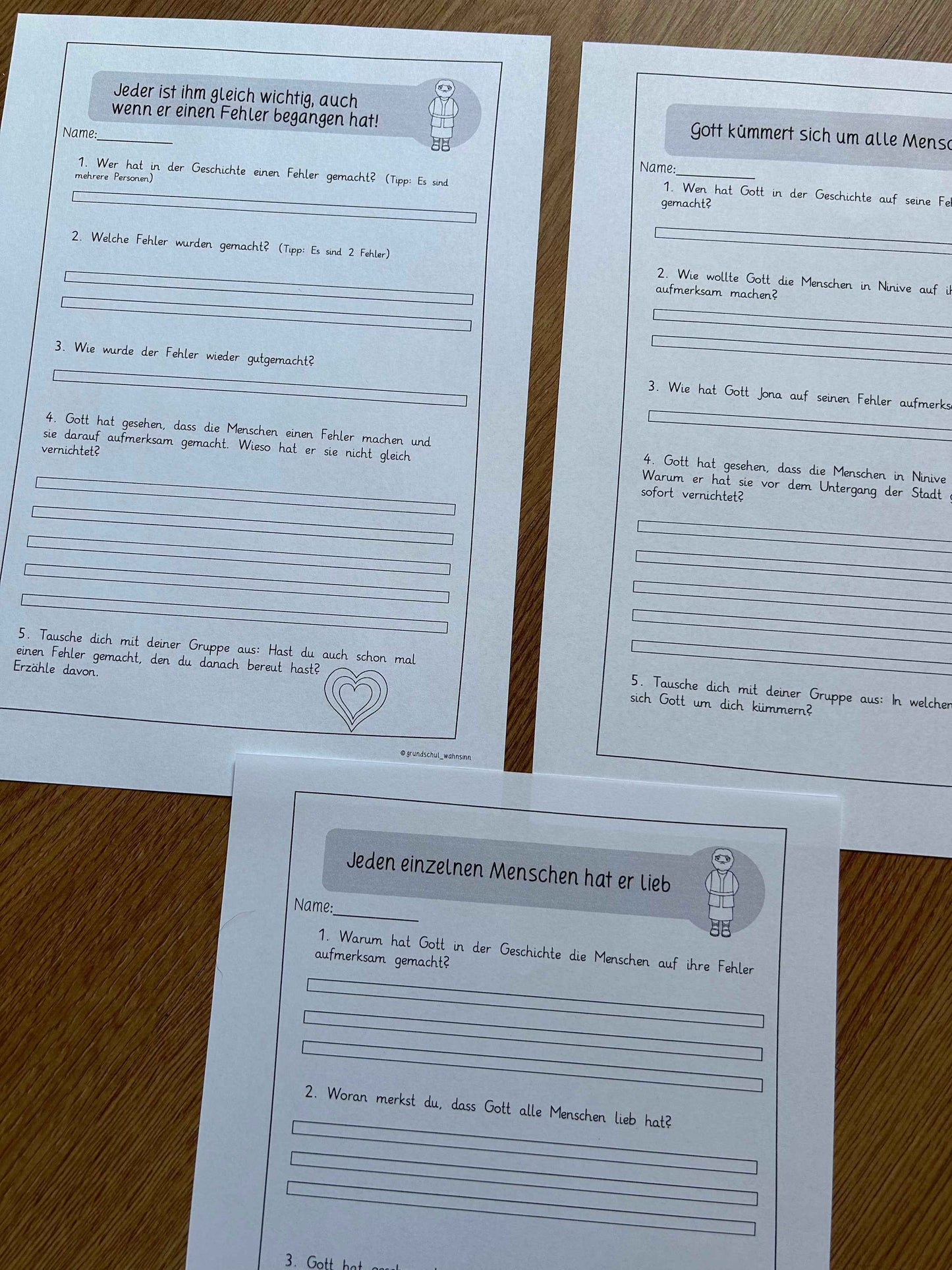 Unterrichtseinheit "Jona"