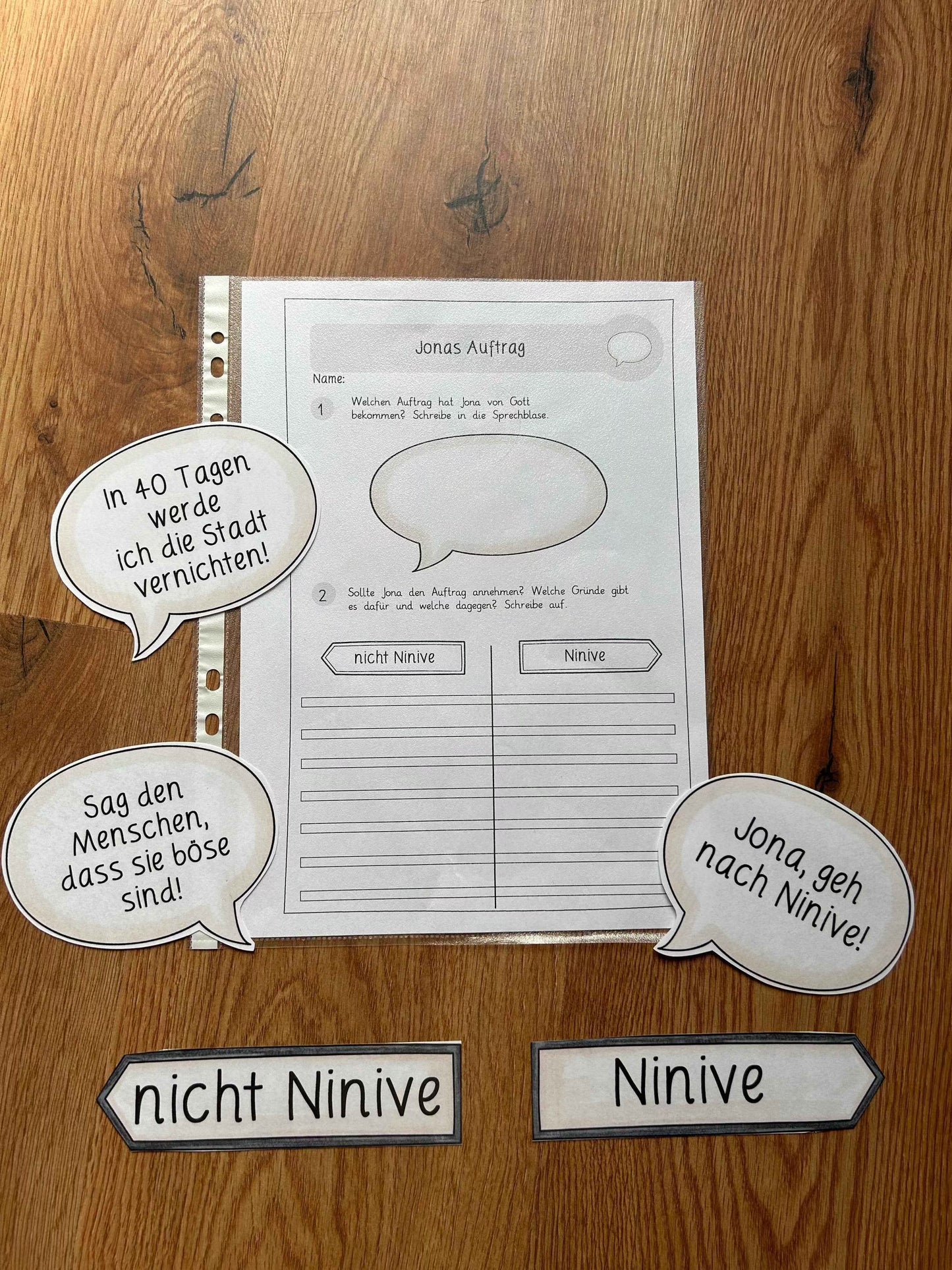 Unterrichtseinheit "Jona"