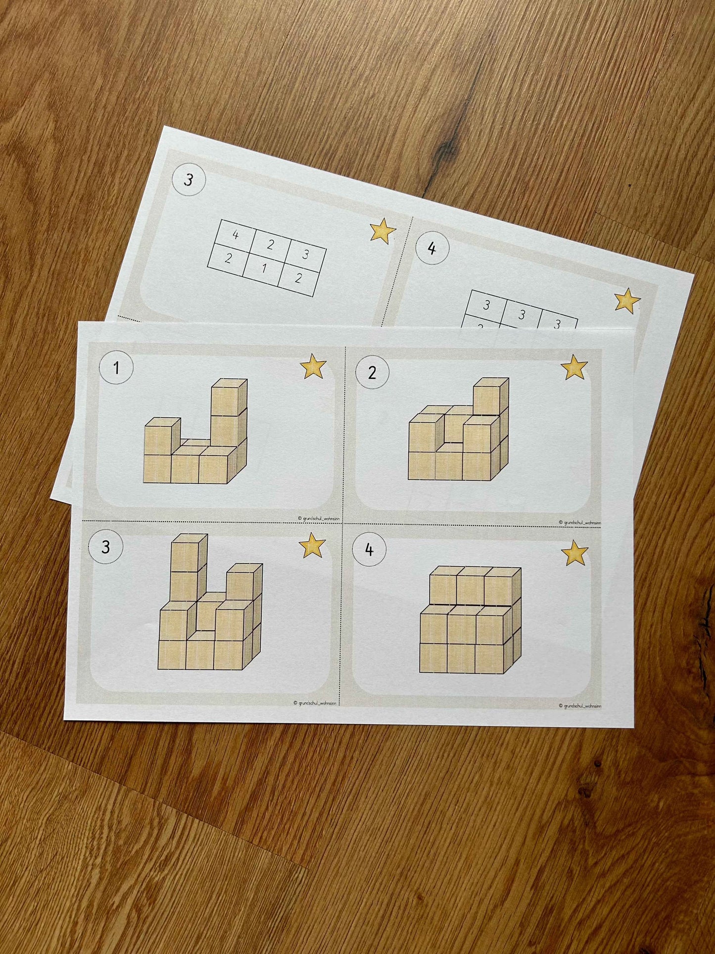 Kartei Würfelgebäude