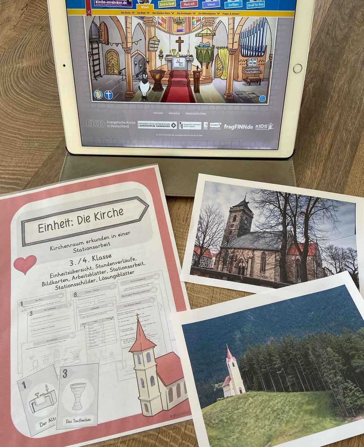 Die Kirche - eine Stationsarbeit