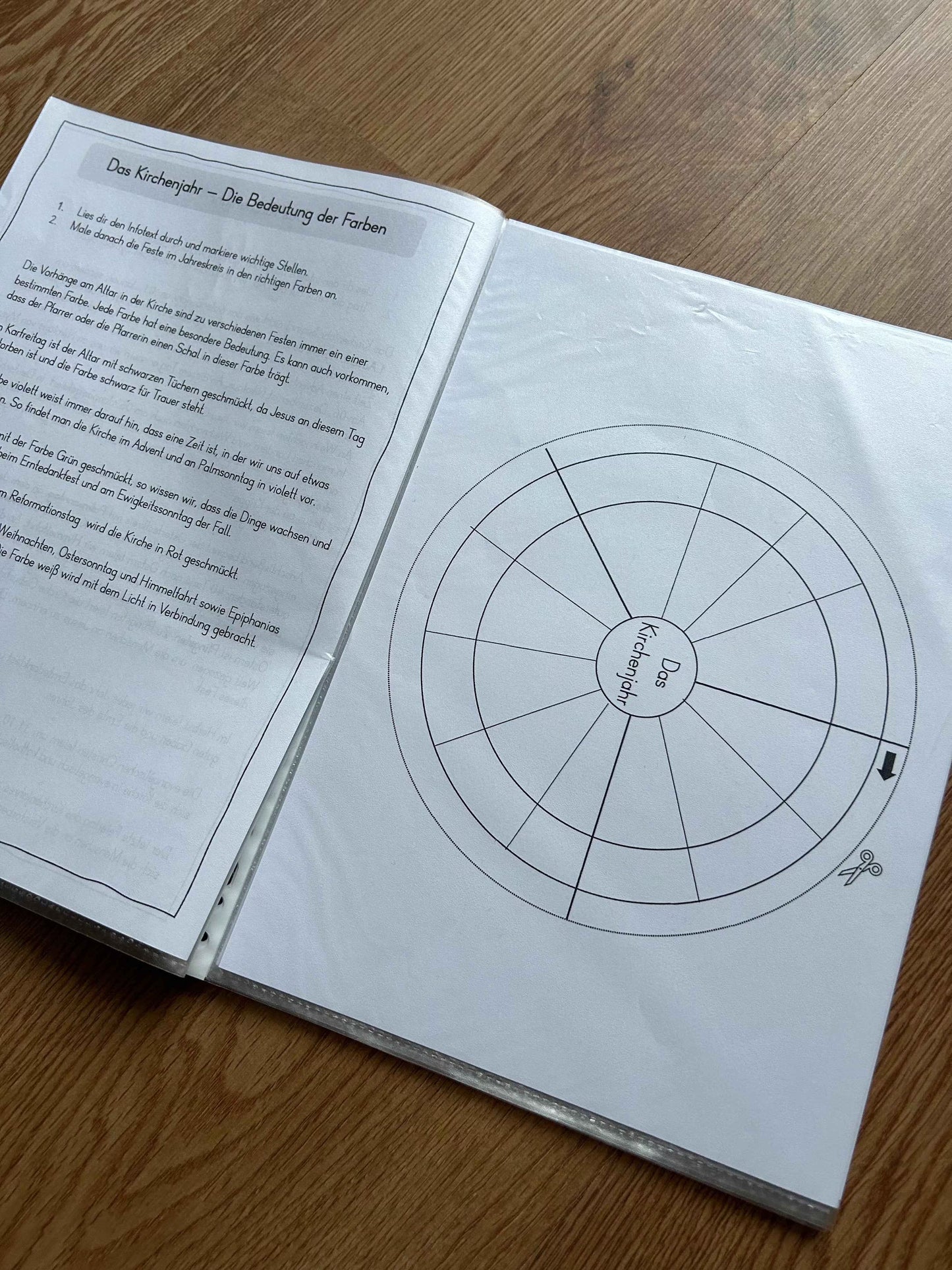 Feste im Kirchenjahr - ein Lapbook