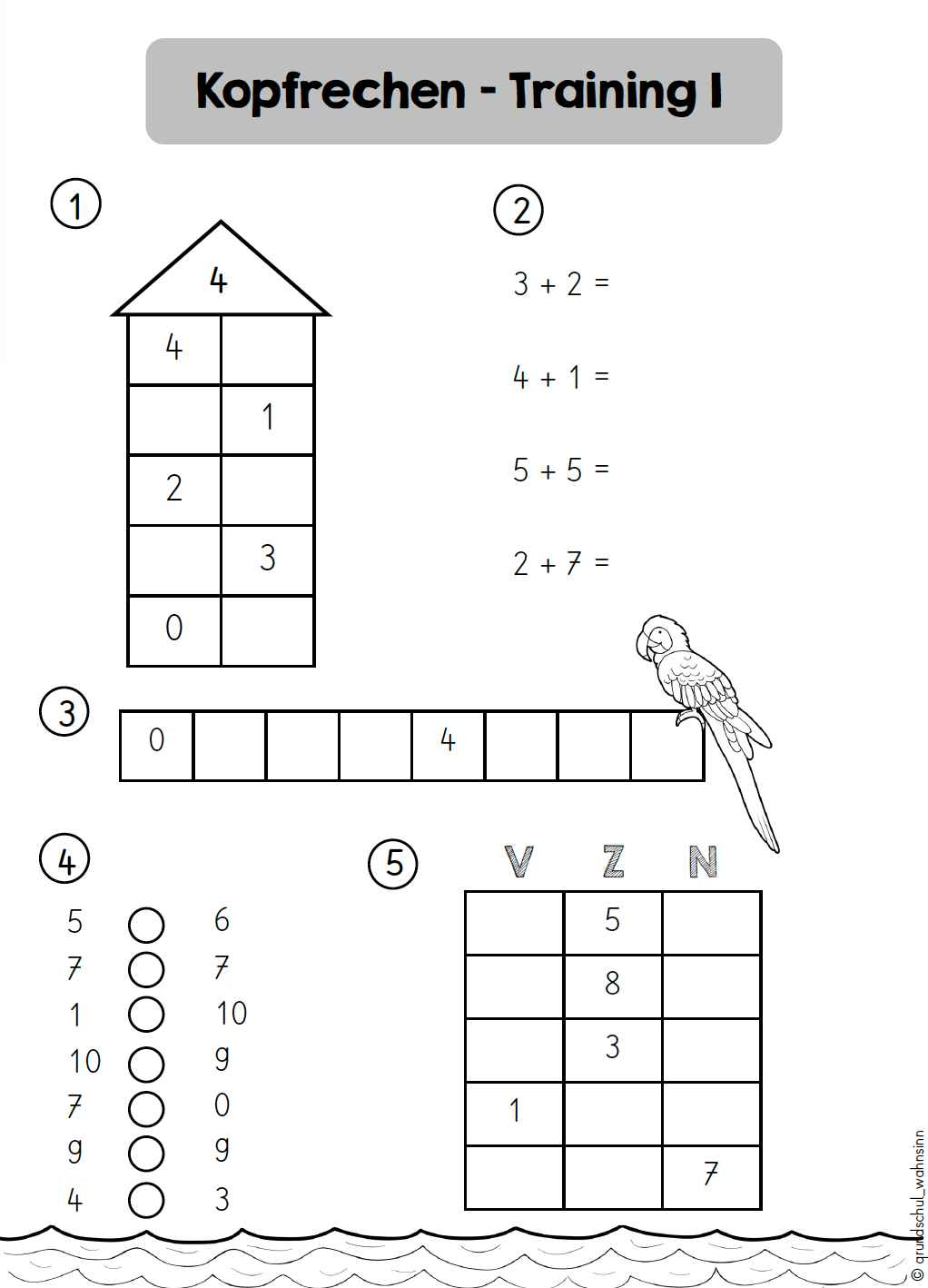 Kopfrechentraining ZR10
