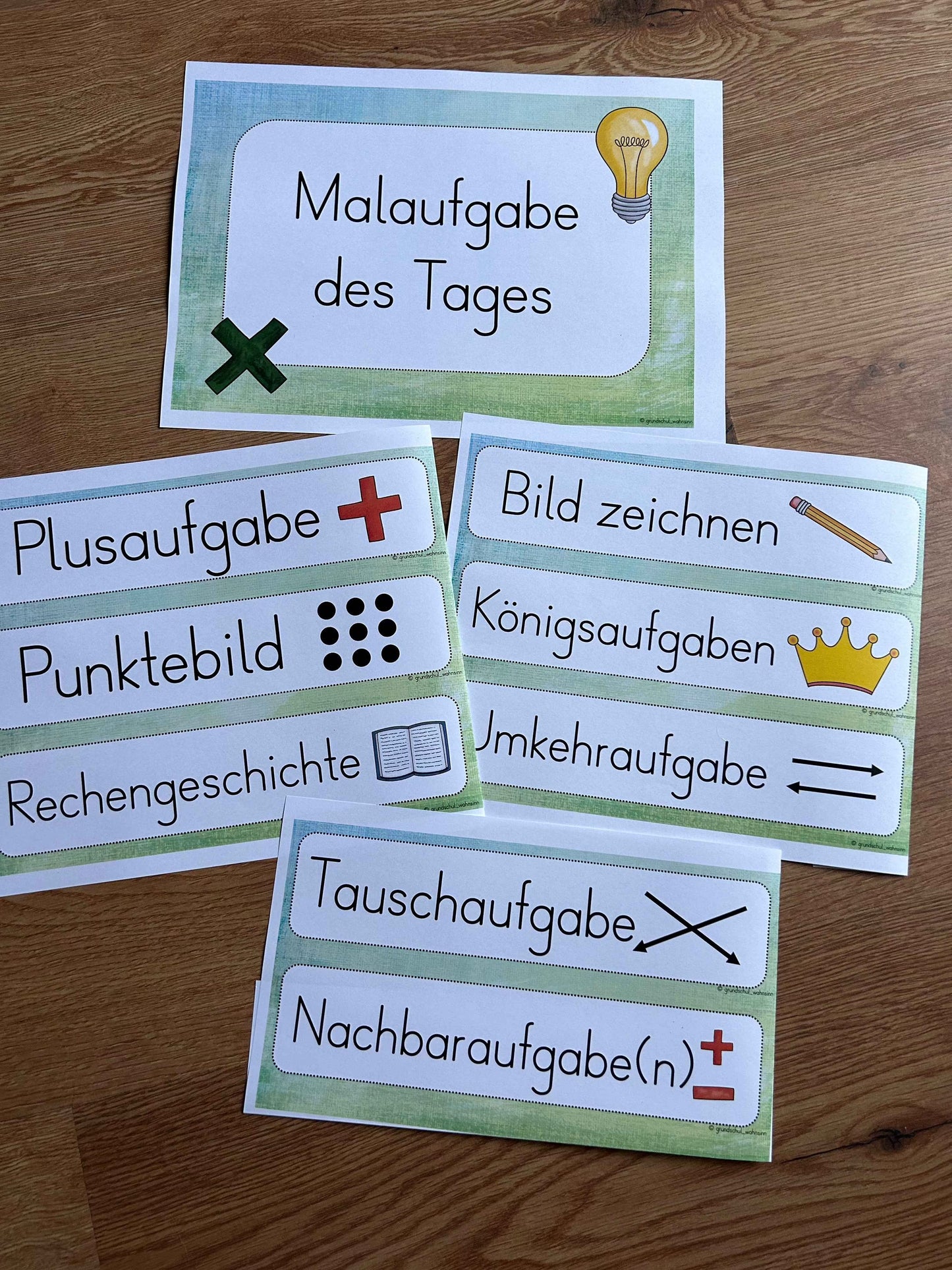 Malaufgabe des Tages - Kl.2