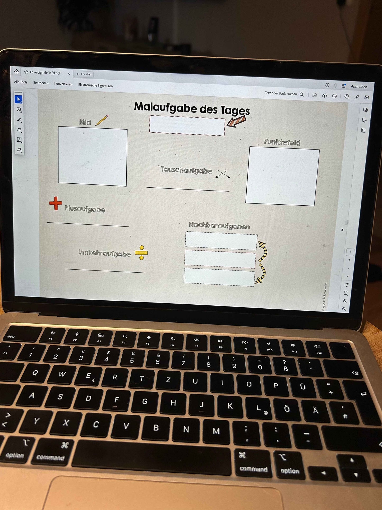 Malaufgabe des Tages - Kl.2