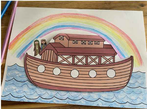 Arche Noah - Kreative Auseinandersetzung Kl.1