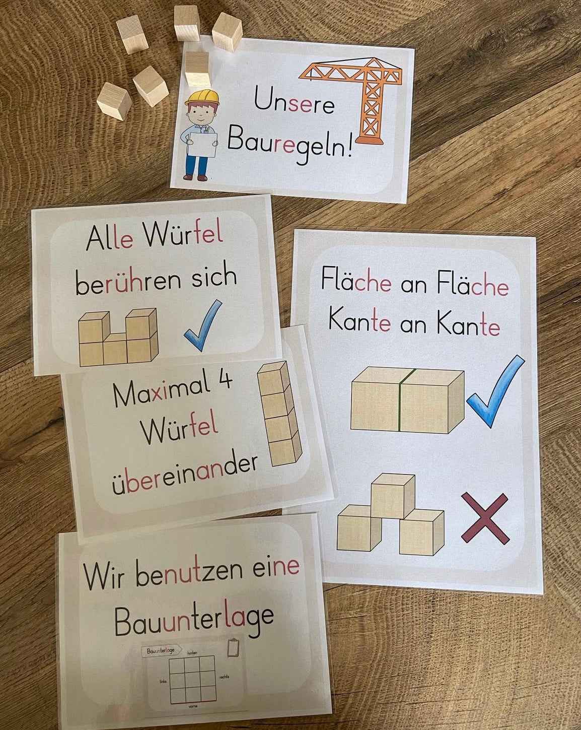 Unterrichtseinheit: Würfelgebäude Kl.2