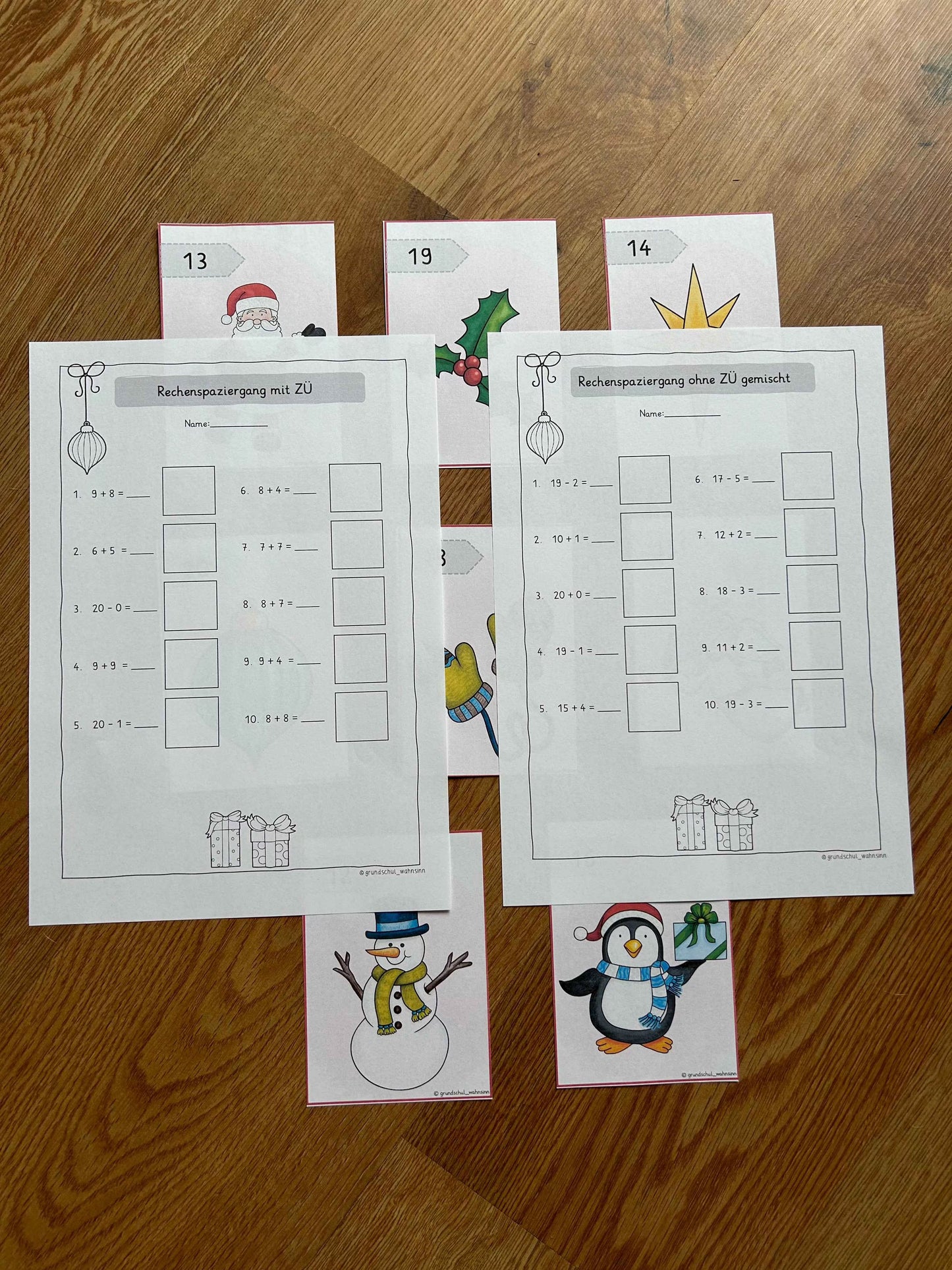 Rechenspaziergang Weihnachten ZR20