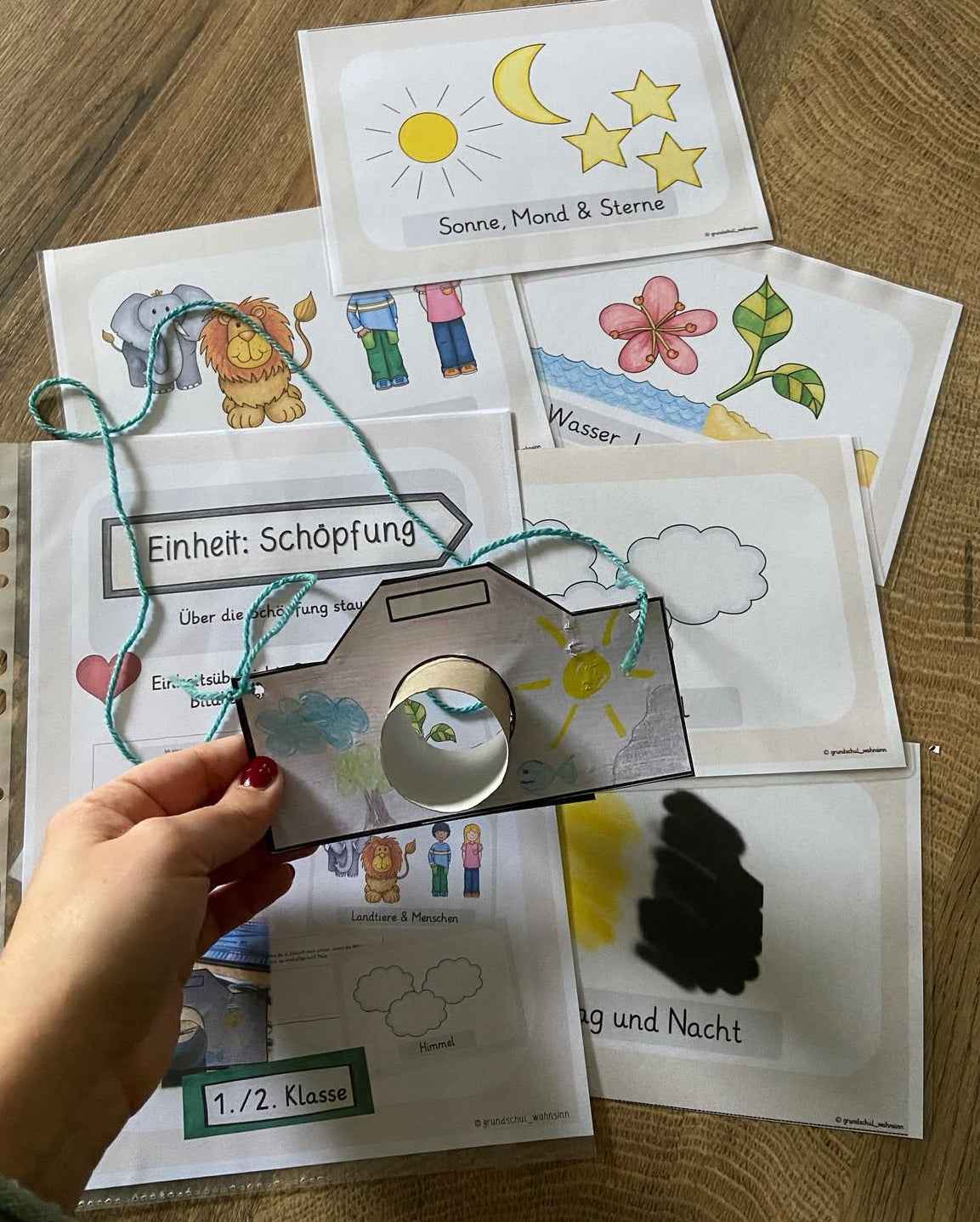 Schöpfung - Kreative Auseinandersetzung Kl.1