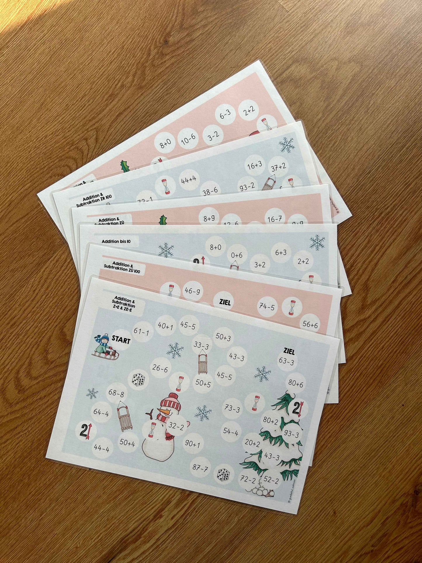 Rechenspiele - Weihnachten