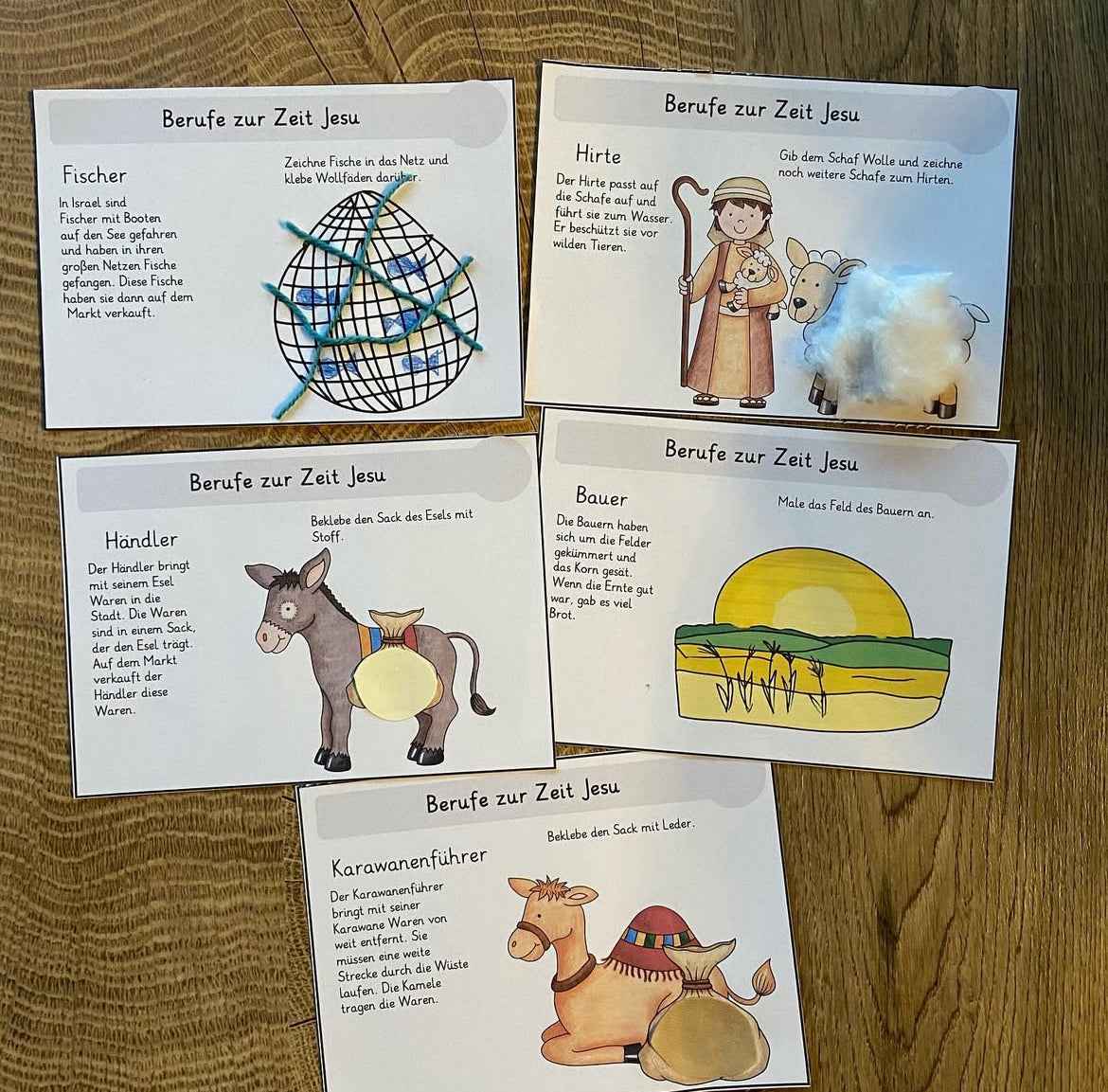 Berufe zur Zeit Jesu - eine Stationsarbeit
