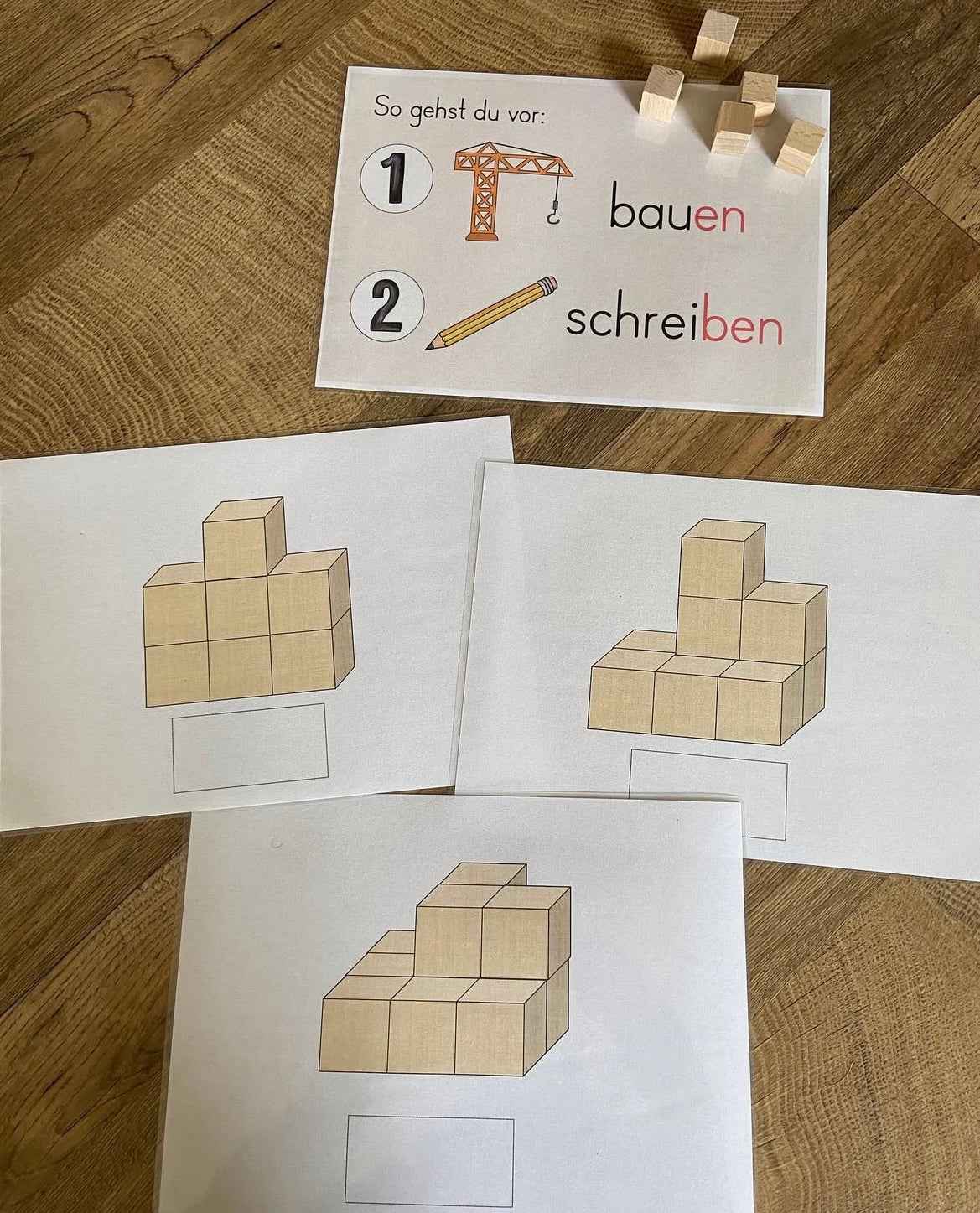 Unterrichtseinheit: Würfelgebäude Kl.2