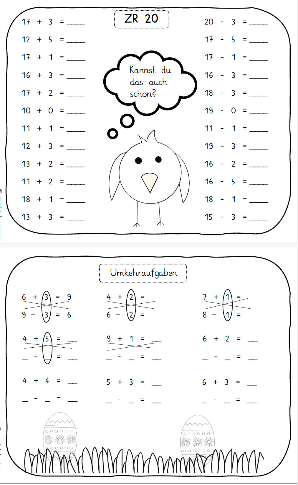 ZR20 Mathe Klasse 1