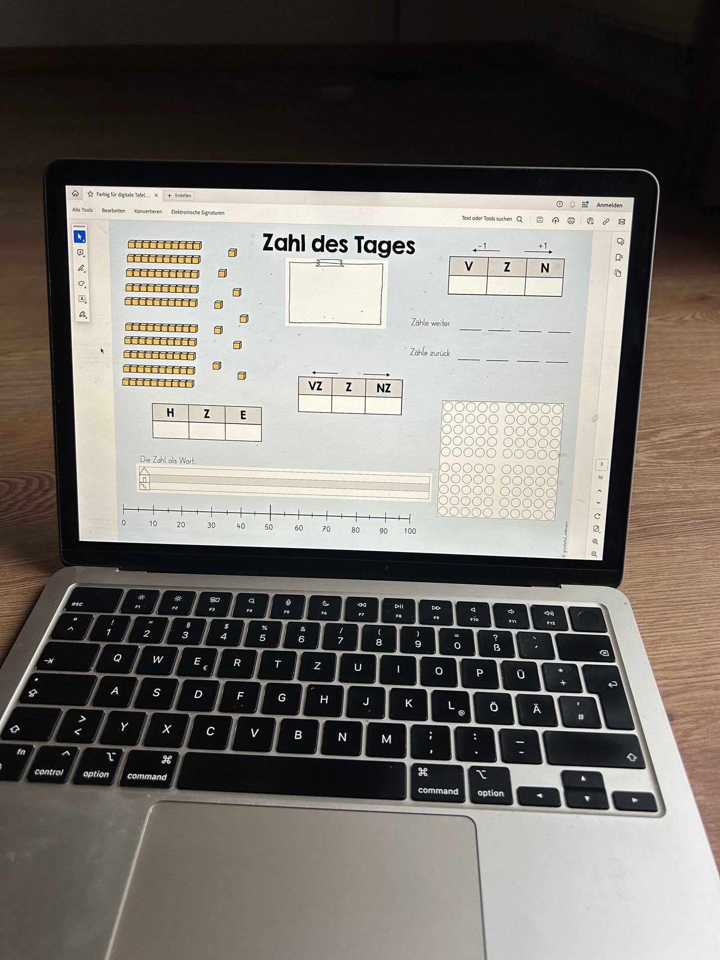 Zahl des Tages - Materialpaket