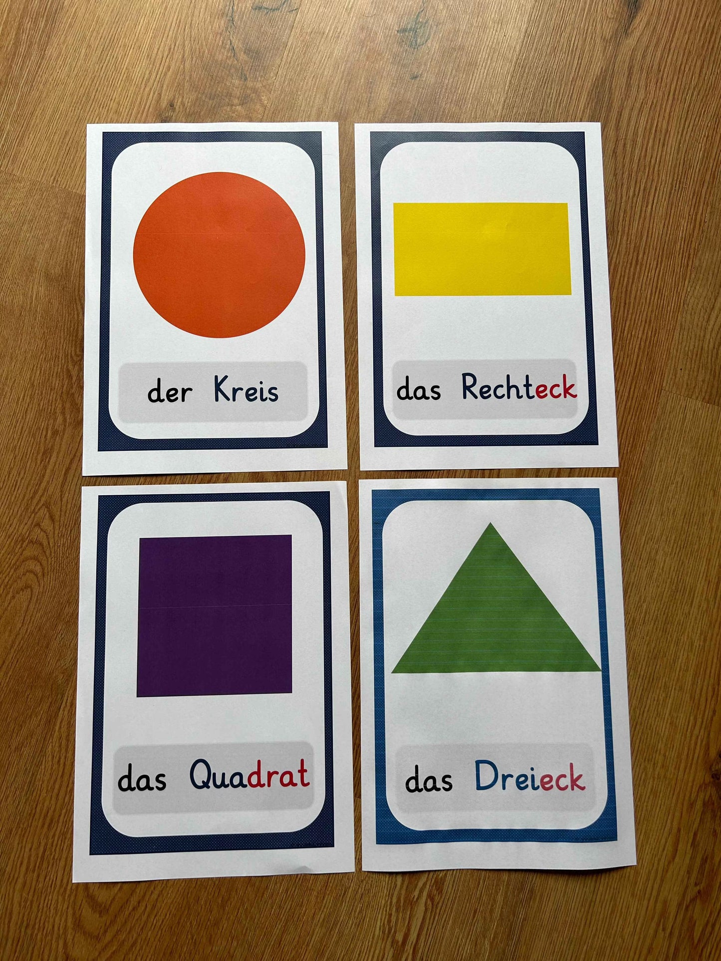 Geometrische Formen - Expertenheft & Test