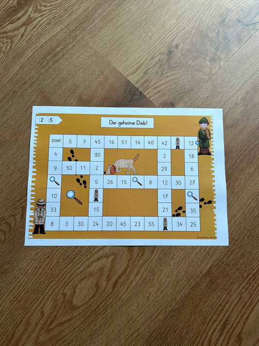 Mathespiel 1:1 (2er & 5er Reihe)