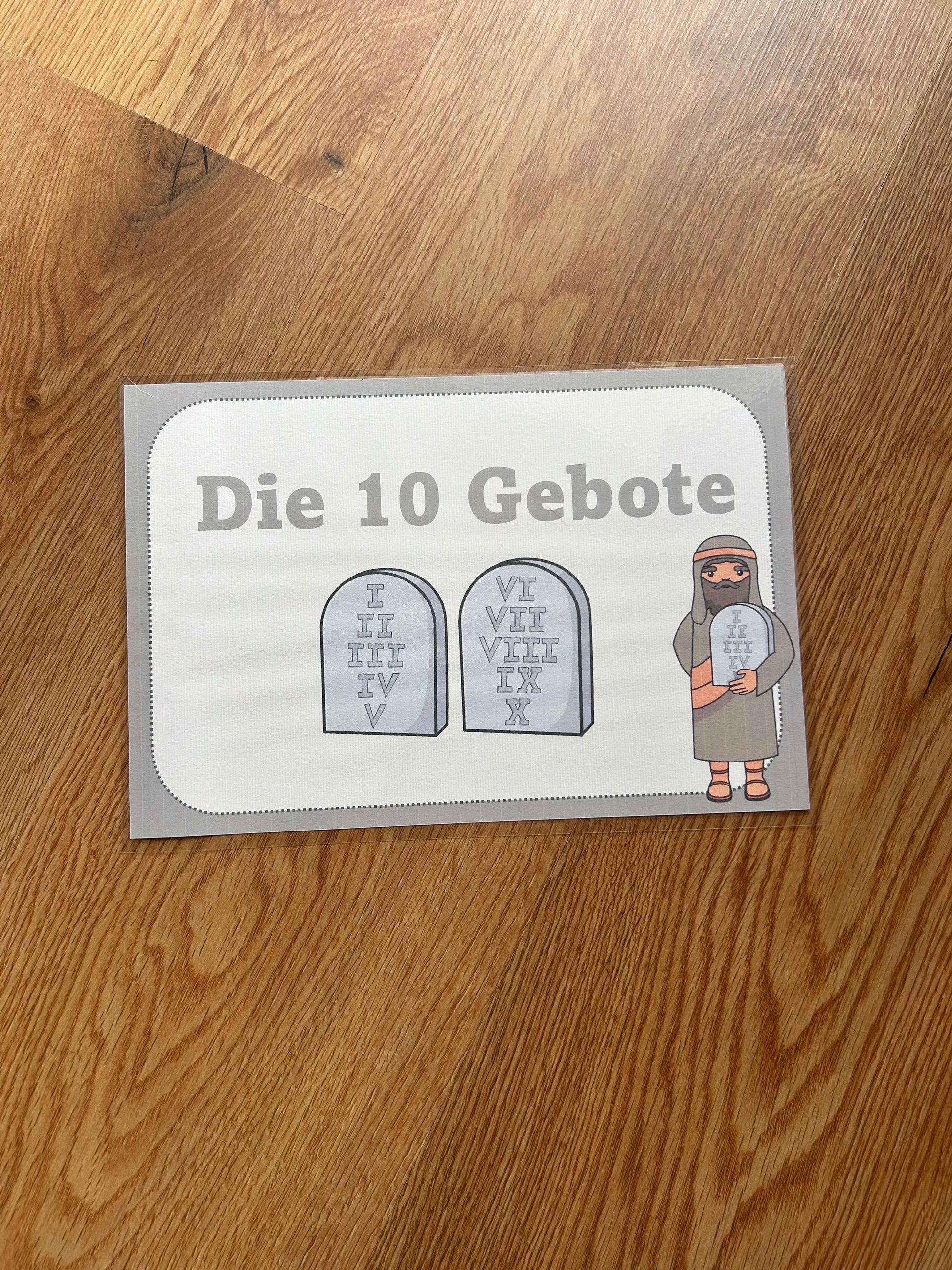 Die 10 Gebote - Lerntheke
