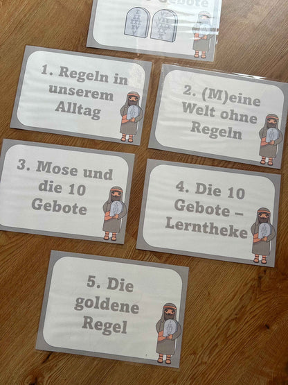 Die 10 Gebote - Lerntheke