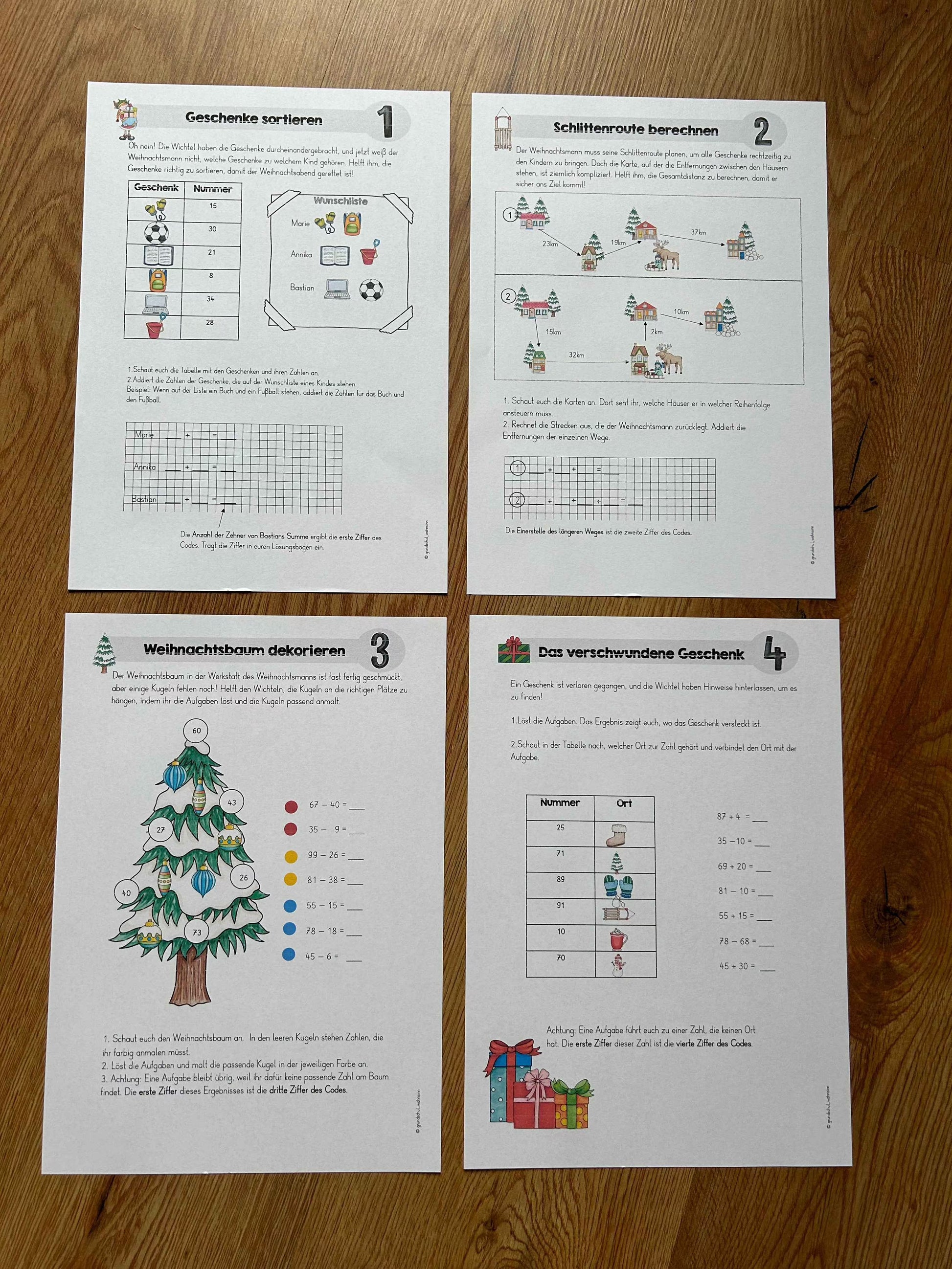 Escape Room - Weihnachten Kl.1-4