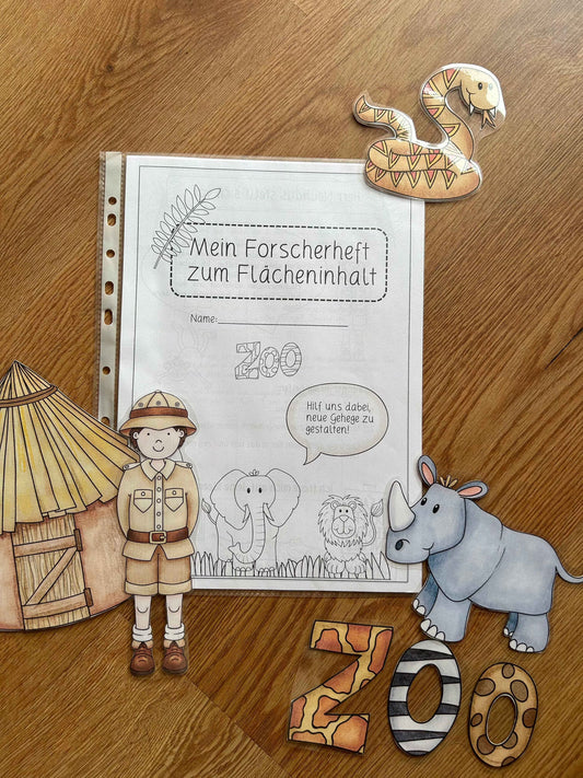 Flächeninhalt - Forscherheft