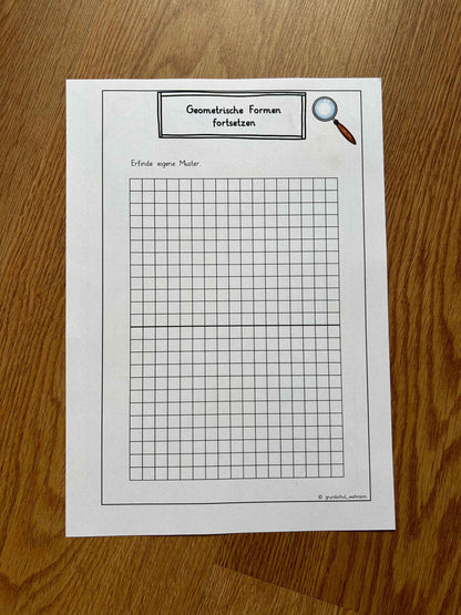 Geometrische Formen - Expertenheft & Test