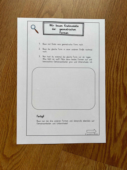 Geometrische Formen - Expertenheft & Test