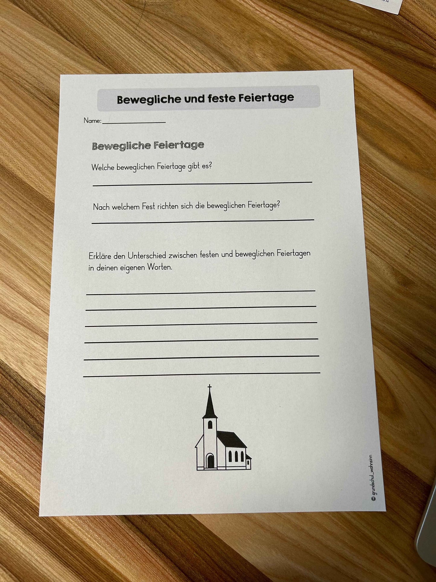 Einführung "Das Kirchenjahr" Kl.3/4