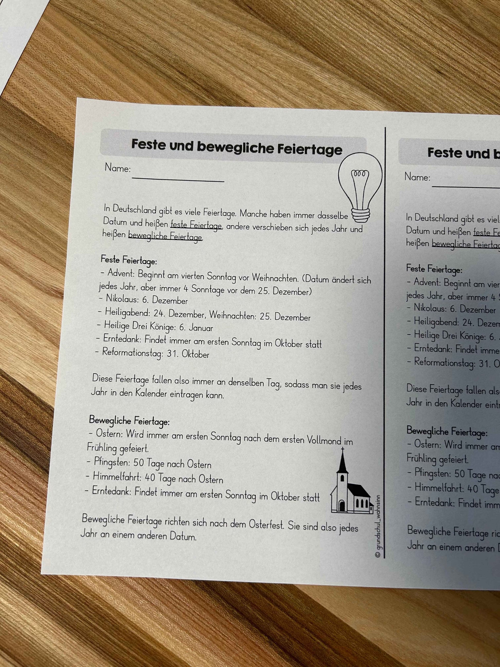 Einführung "Das Kirchenjahr" Kl.3/4