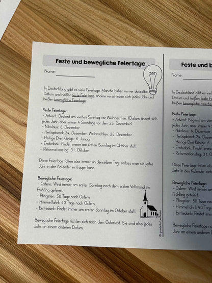 Einführung "Das Kirchenjahr" Kl.3/4