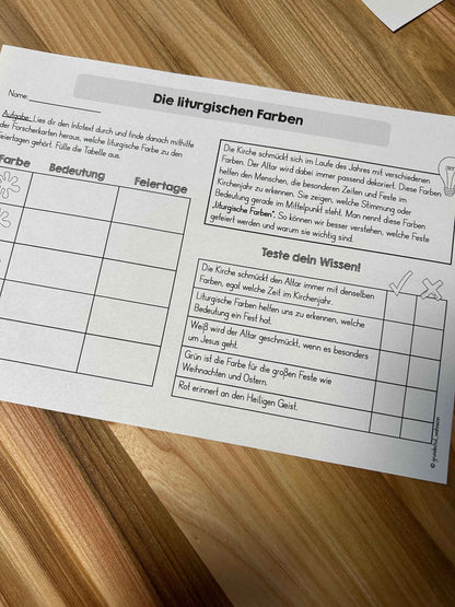 Einführung "Das Kirchenjahr" Kl.3/4