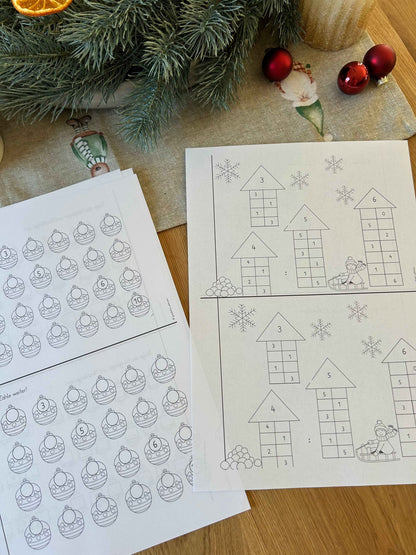 Winter Mini-Hefte Mathe Kl. 1 und 2