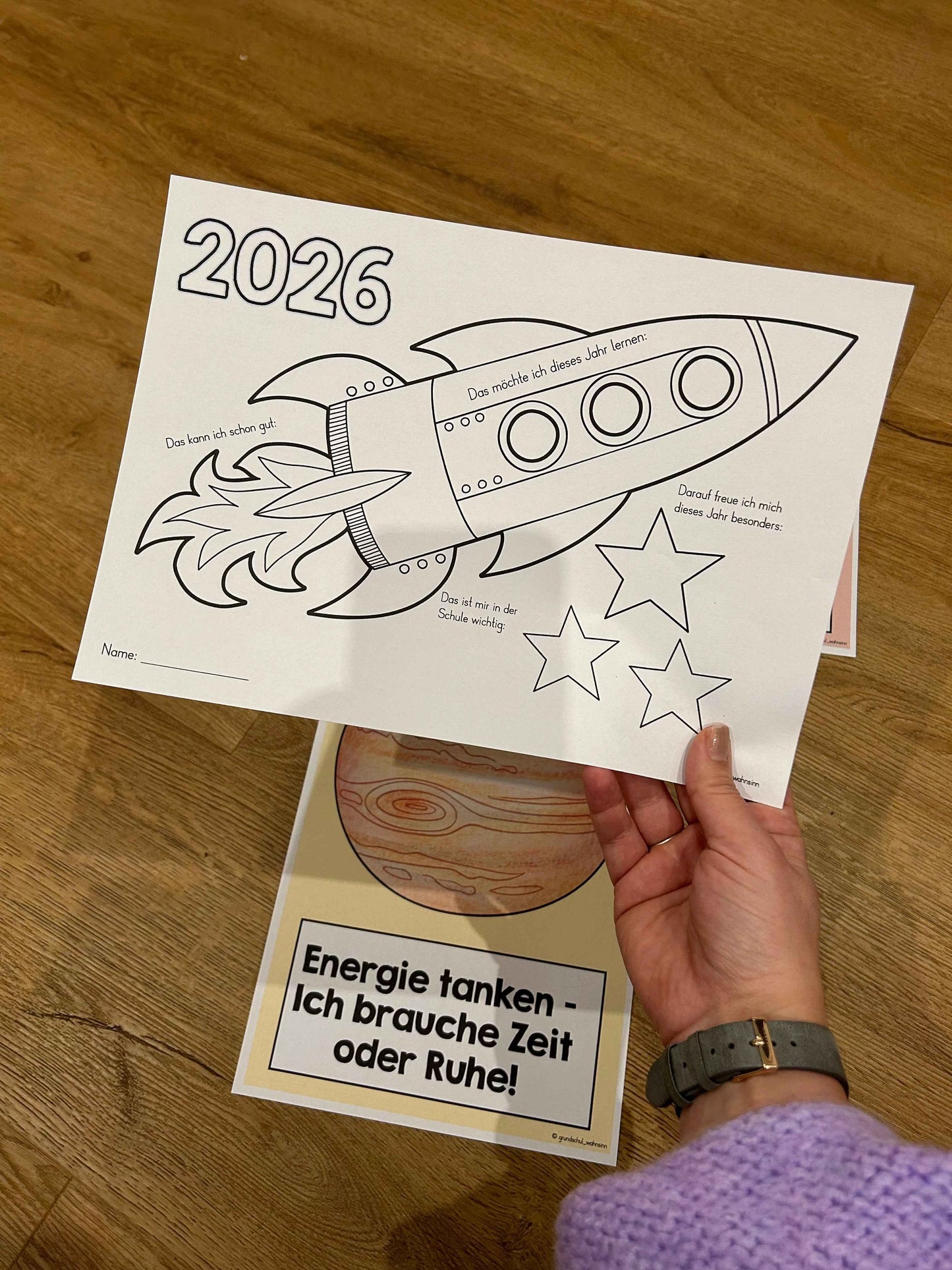 Schuljahres - Rakete