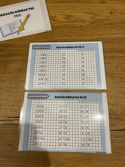 Abschreibkartei Mathematik - ZR10