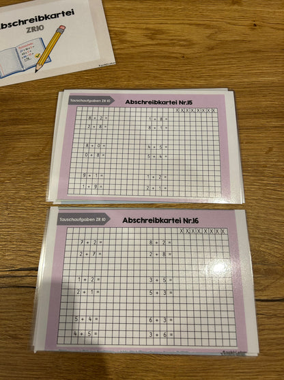 Abschreibkartei Mathematik - ZR10