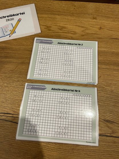 Abschreibkartei Mathematik - ZR20