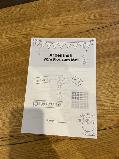 Übungsheft - Vom Plus zum Mal