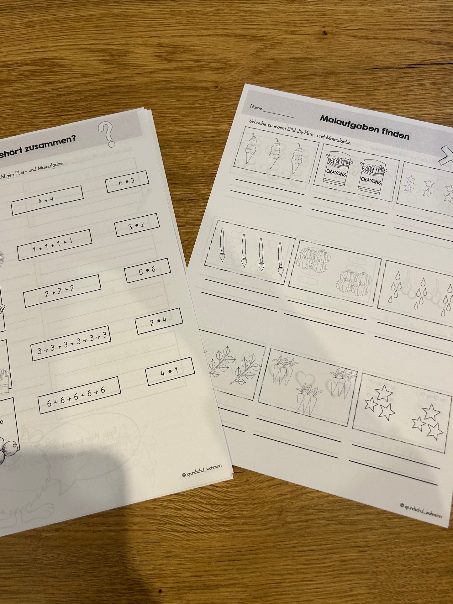 Übungshefte Einmaleins