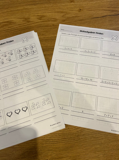 Übungsheft - Vom Plus zum Mal