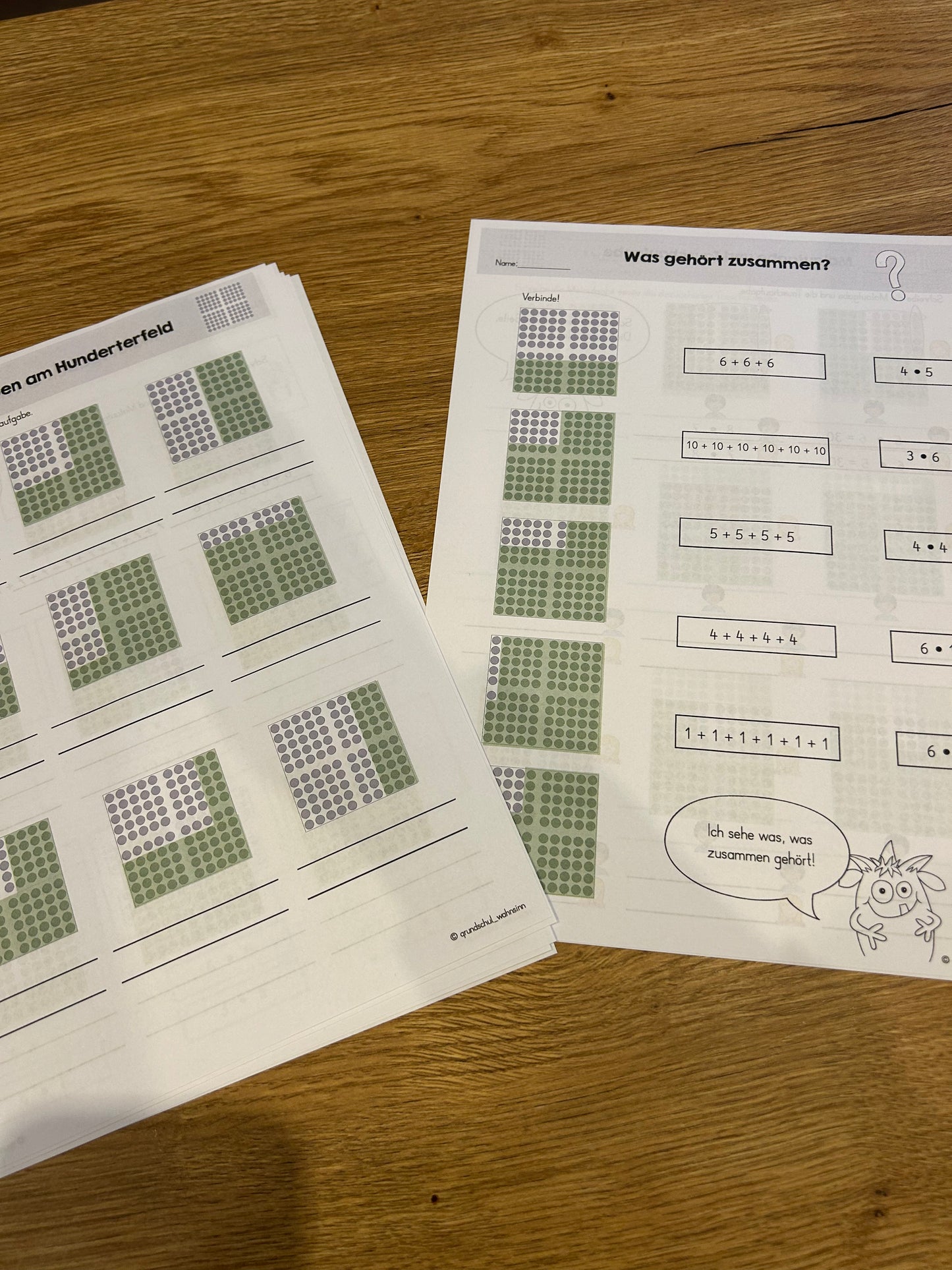 Übungsheft - Vom Plus zum Mal