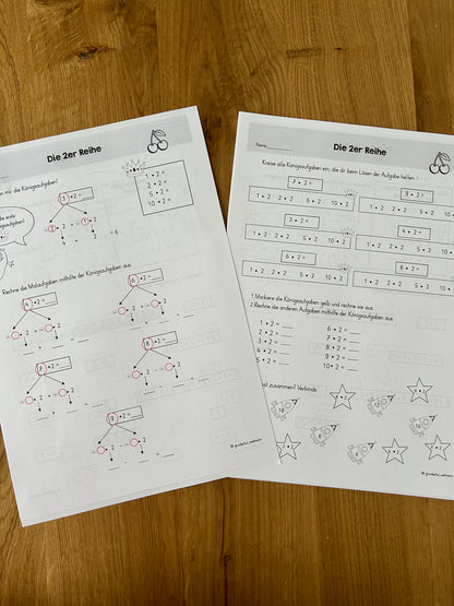 Übungsheft - Königsaufgaben Einmaleins
